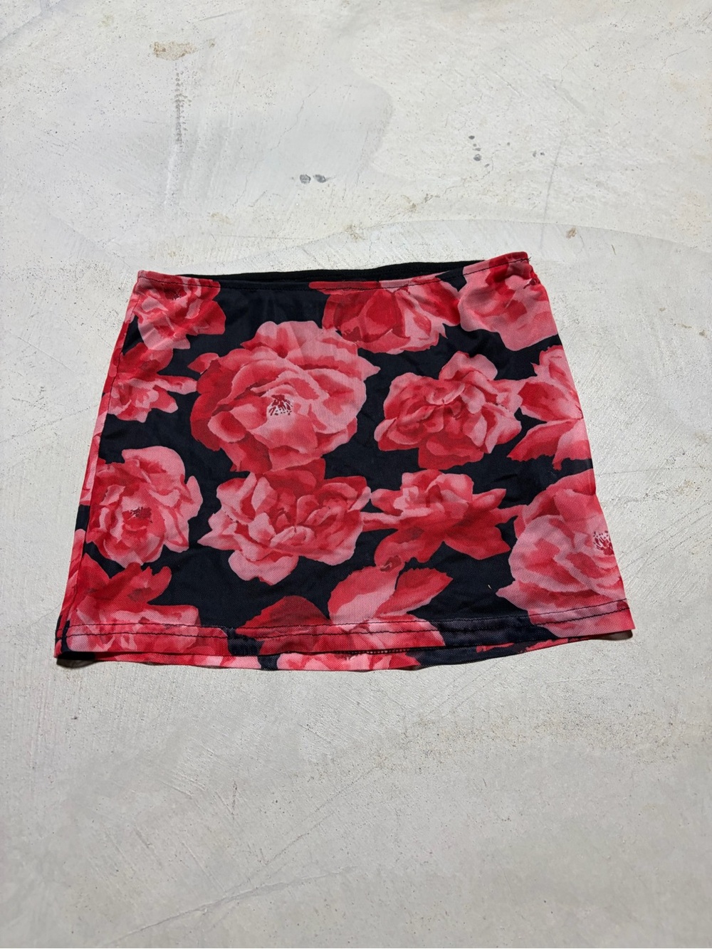 superdown Electra Mini Skirt Rose Print XS